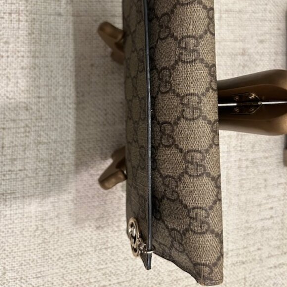 Gucci GG Supreme Monogram Continental Flap Wallet Beige - Picture 8 of 8